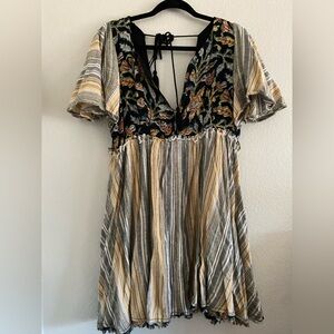Free People Dress S Boho Hippie Western Artsy
